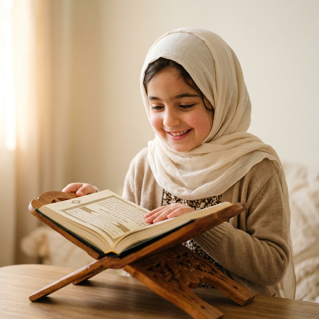 Student reading